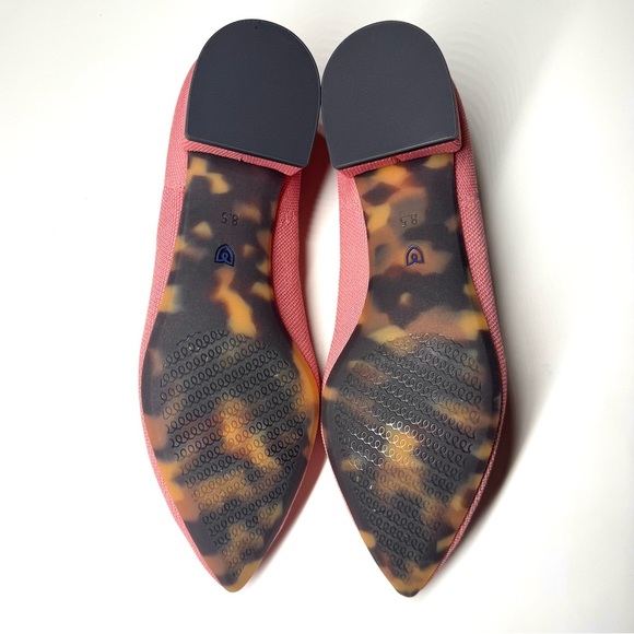 Rothy’s Women’s The High Point Tulip Pink Knit Block Heel Washable Size- 8.5 - Picture 9 of 12